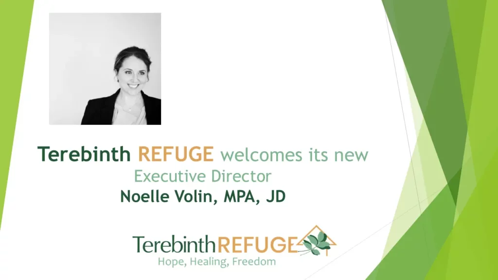 Terebinth REFUGE announces new Executive Director